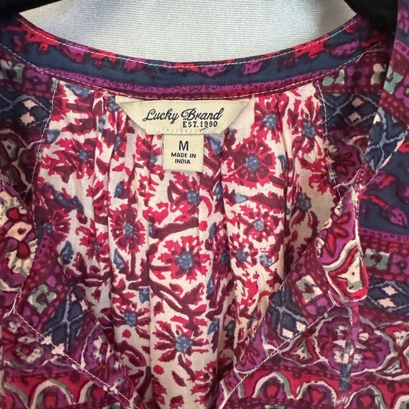 Lucky Brand Purple and Pink Blouse - Picture 4 of 5